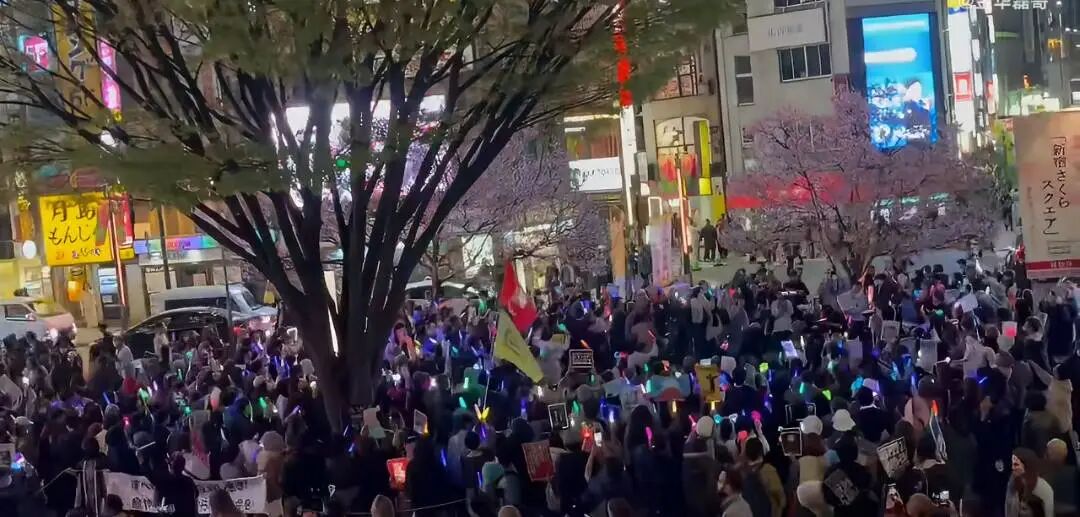 日本反战抗议集会及相关事件报道