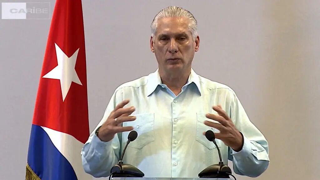 古巴主席隔空喊话美国，别光封锁，有本事放开让我们发展看看